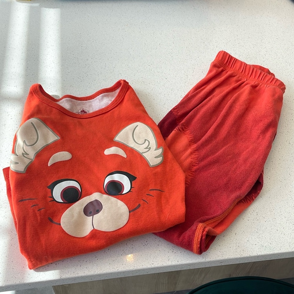 Disney Panda Mei Costume PJ PALS for Kids – Turning Red size 7